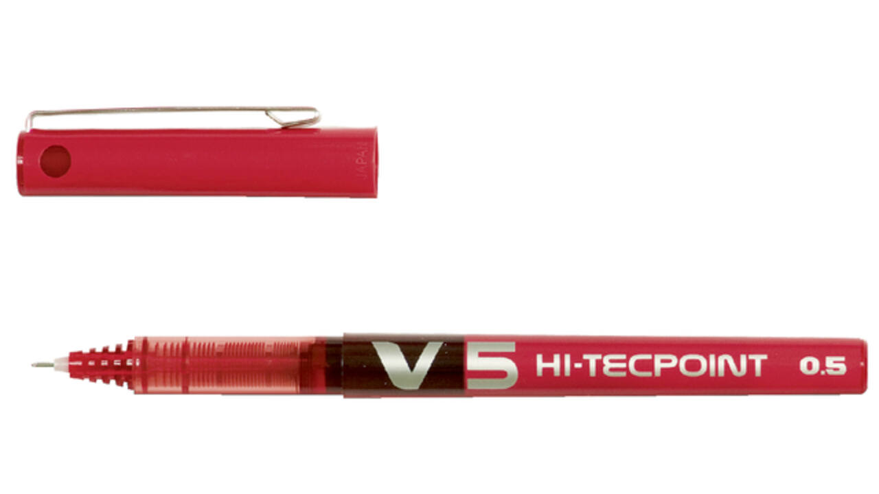 Rollerpen PILOT Hi-Tecpoint V5 fijn rood