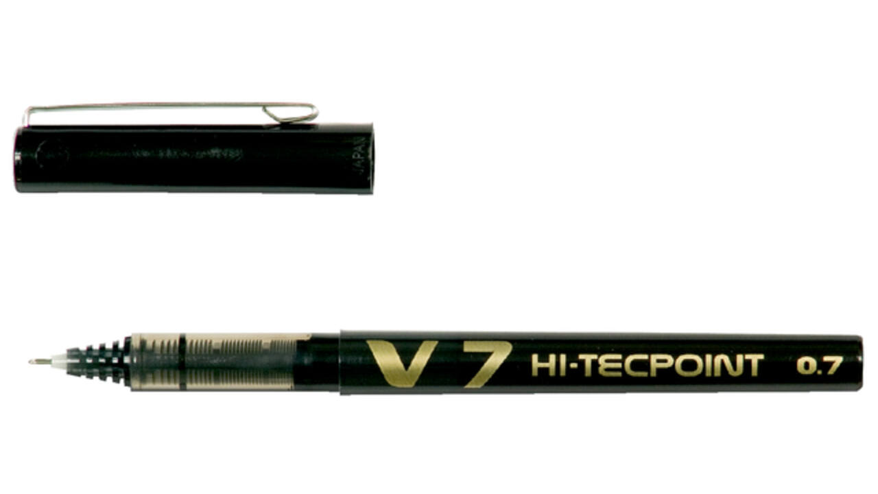 Rollerpen PILOT Hi-Tecpoint V7 medium zwart