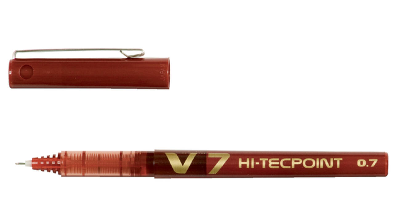 Rollerpen PILOT Hi-Tecpoint V7 medium rood