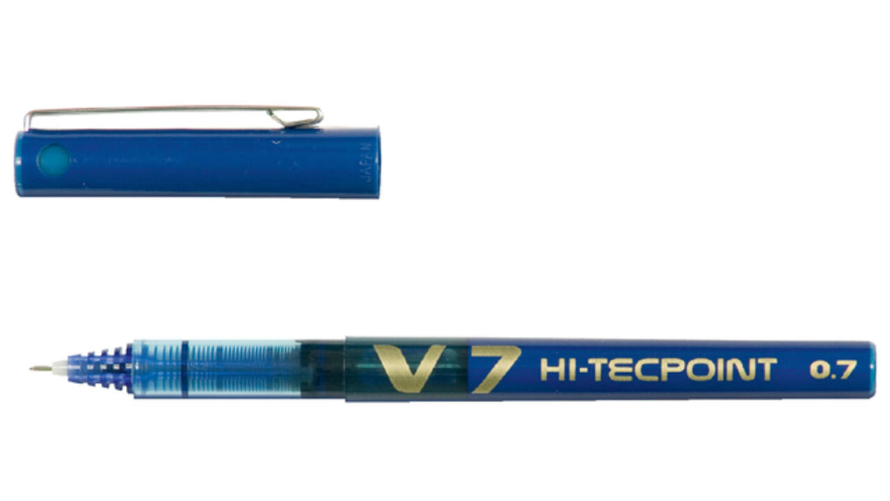 Rollerpen PILOT Hi-Tecpoint V7 medium blauw