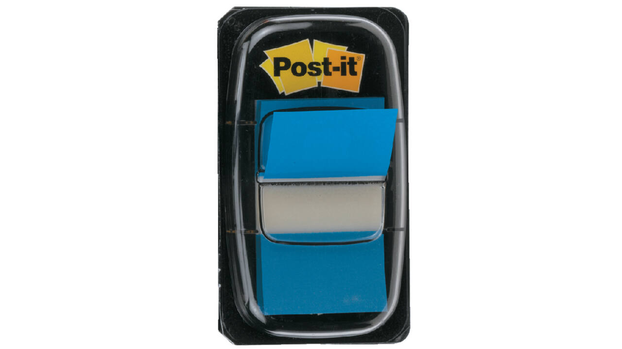 Indextabs Post-it 680 25.4x43.2mm blauw 50 tabs