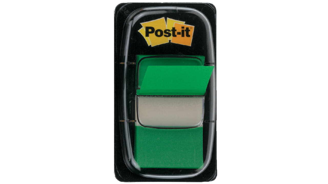 Indextabs Post-it 680 25.4x43.2mm groen 50 tabs