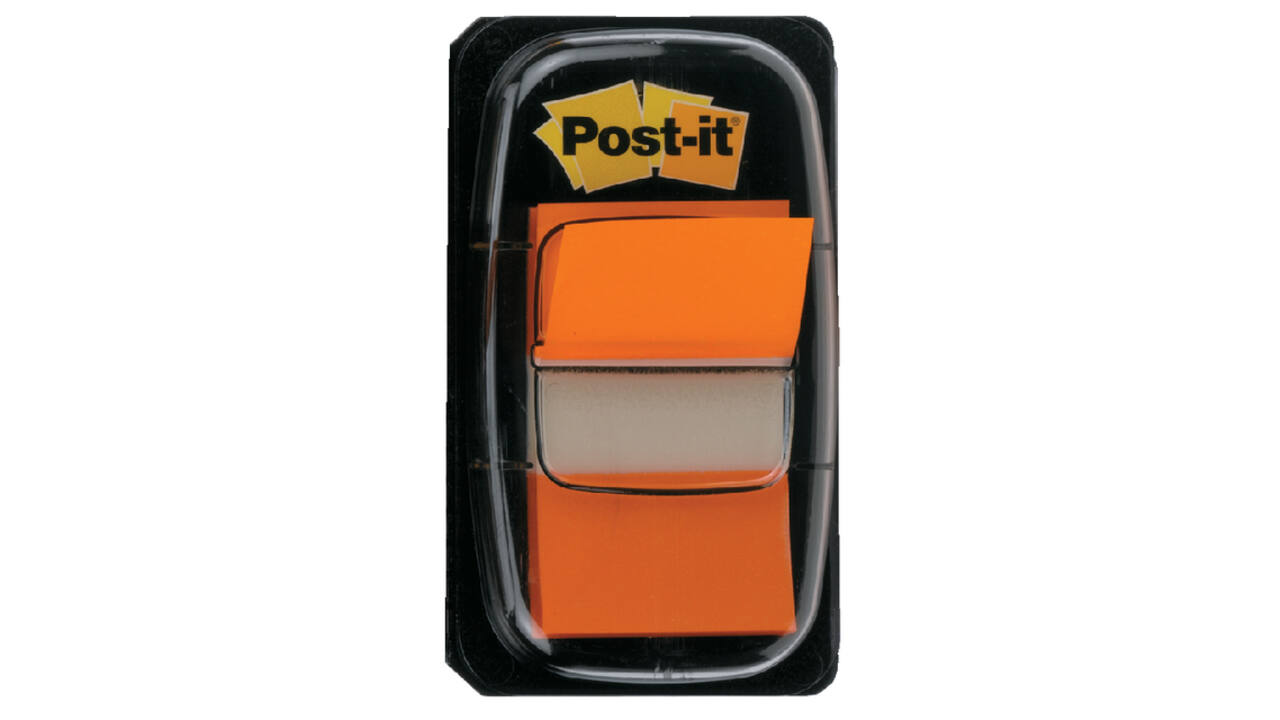Indextabs Post-it 680 25.4x43.2mm oranje 50 tabs