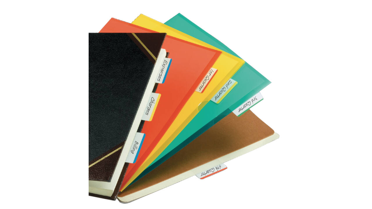 Indextabs Post-it 686A1 38x50.8mm strong gebogen assorti 24 tabs