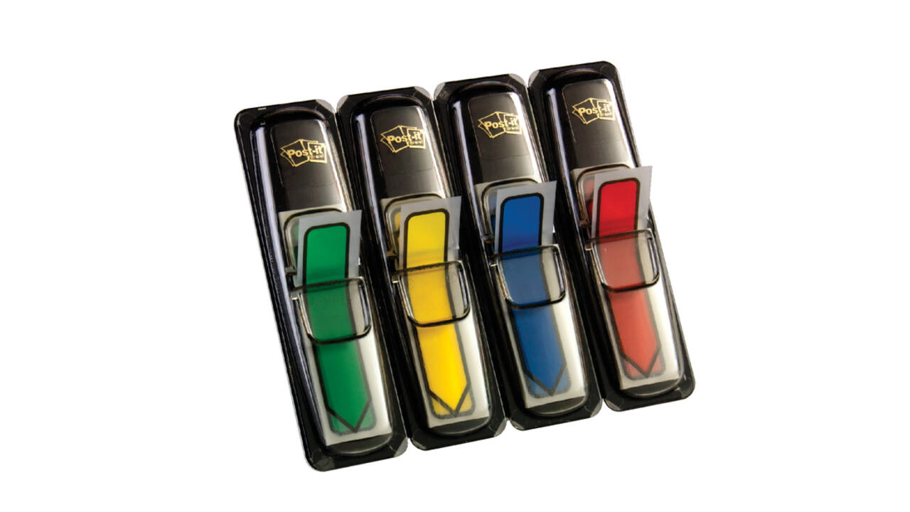 Indextabs Post-it 684 11.9x43.1mm pijl assorti 96 tabs