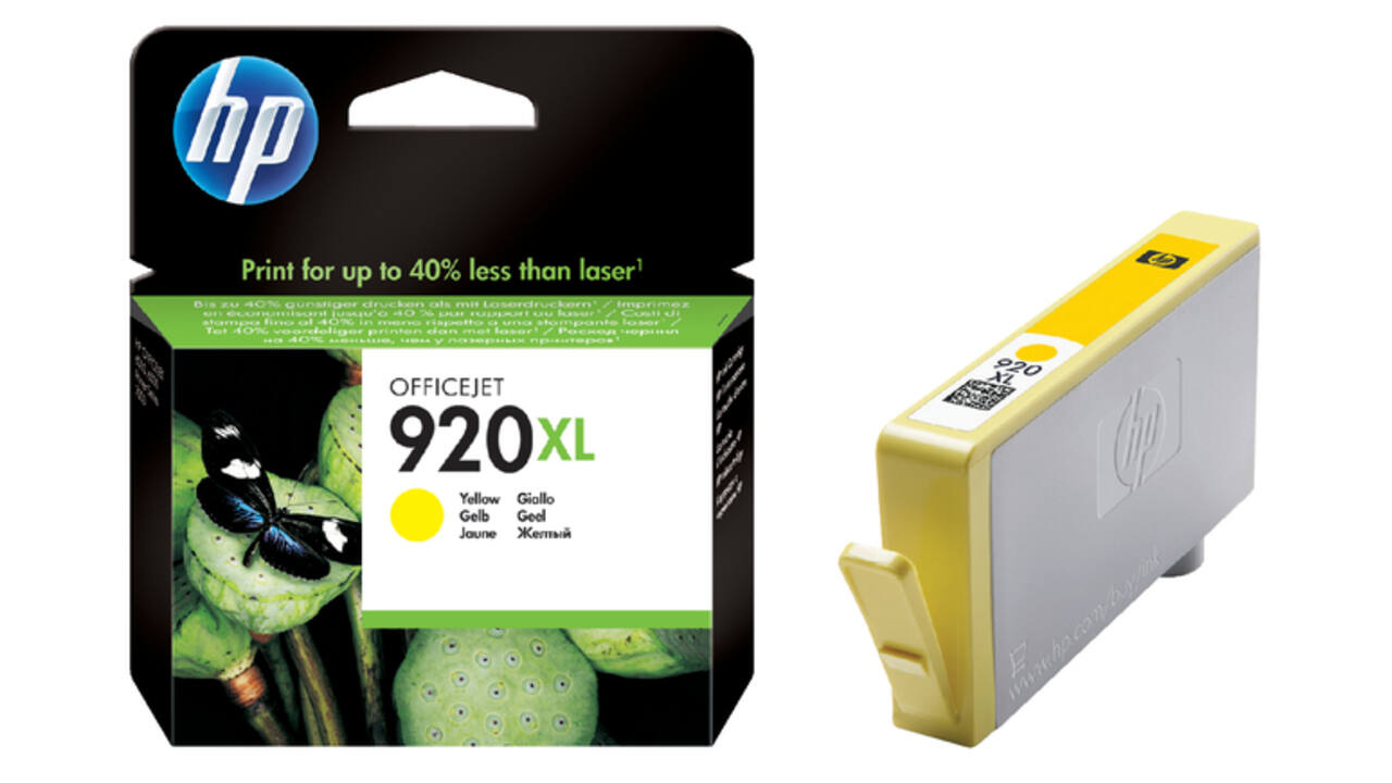 Inktcartridge HP CD974AE 920XL geel