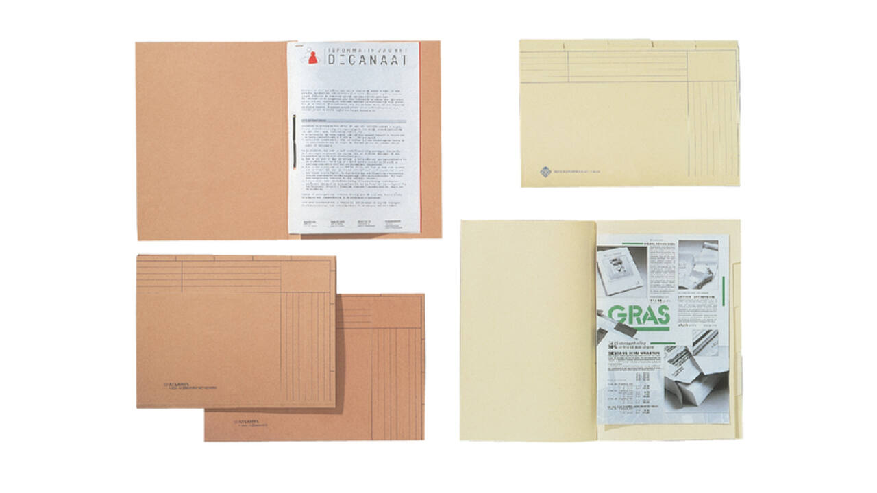 Binnenmap Djois met tabs folio beige