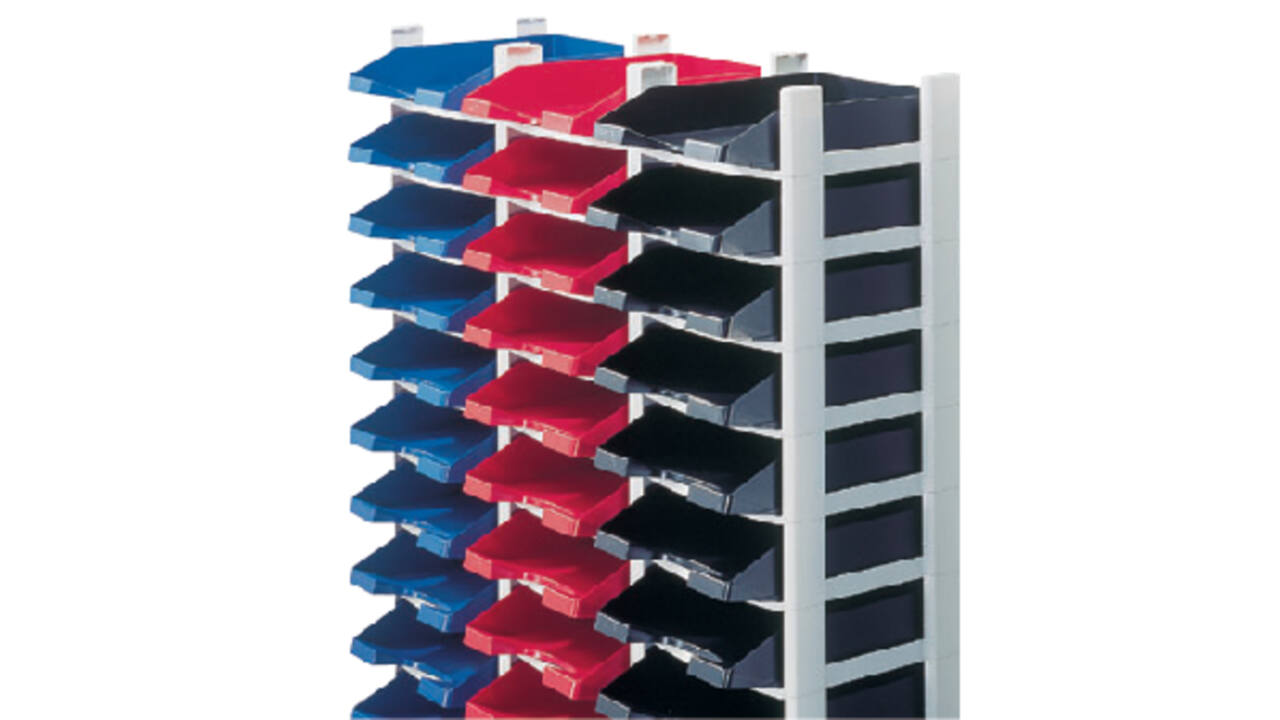 Brievenbak Leitz Plus stapelelement grijs