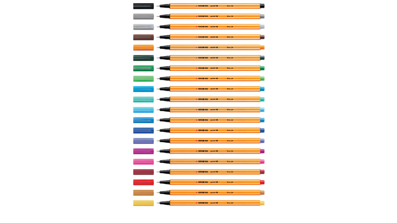 Fineliner STABILO point 88/32 fijn ultramarijnblauw