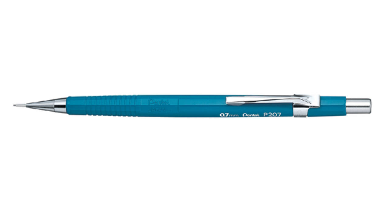 Vulpotlood Pentel P207 HB 0.7mm blauw