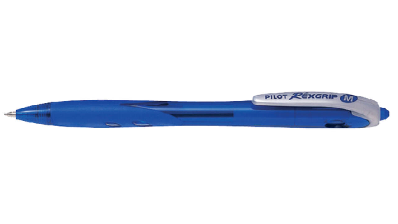 Balpen PILOT Begreen Rexgrip medium blauw