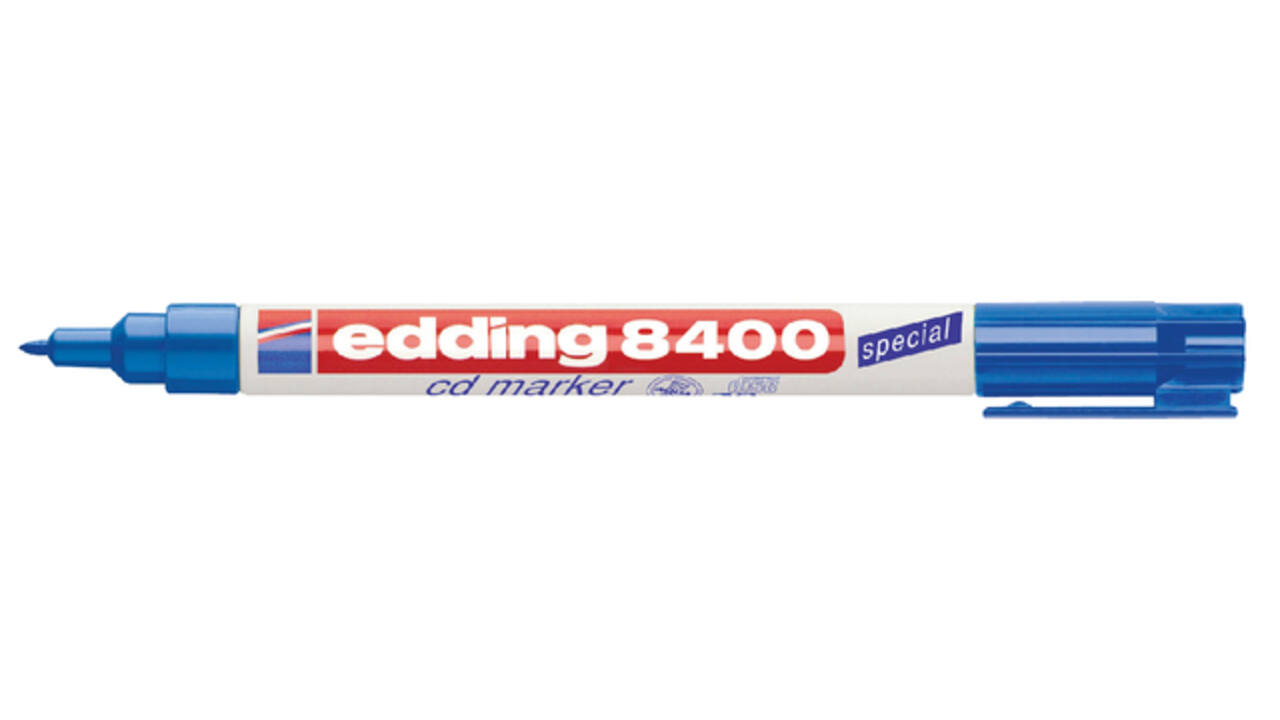 Cd marker edding 8400 rond 0.5-1.0mm assorti 4 stuks