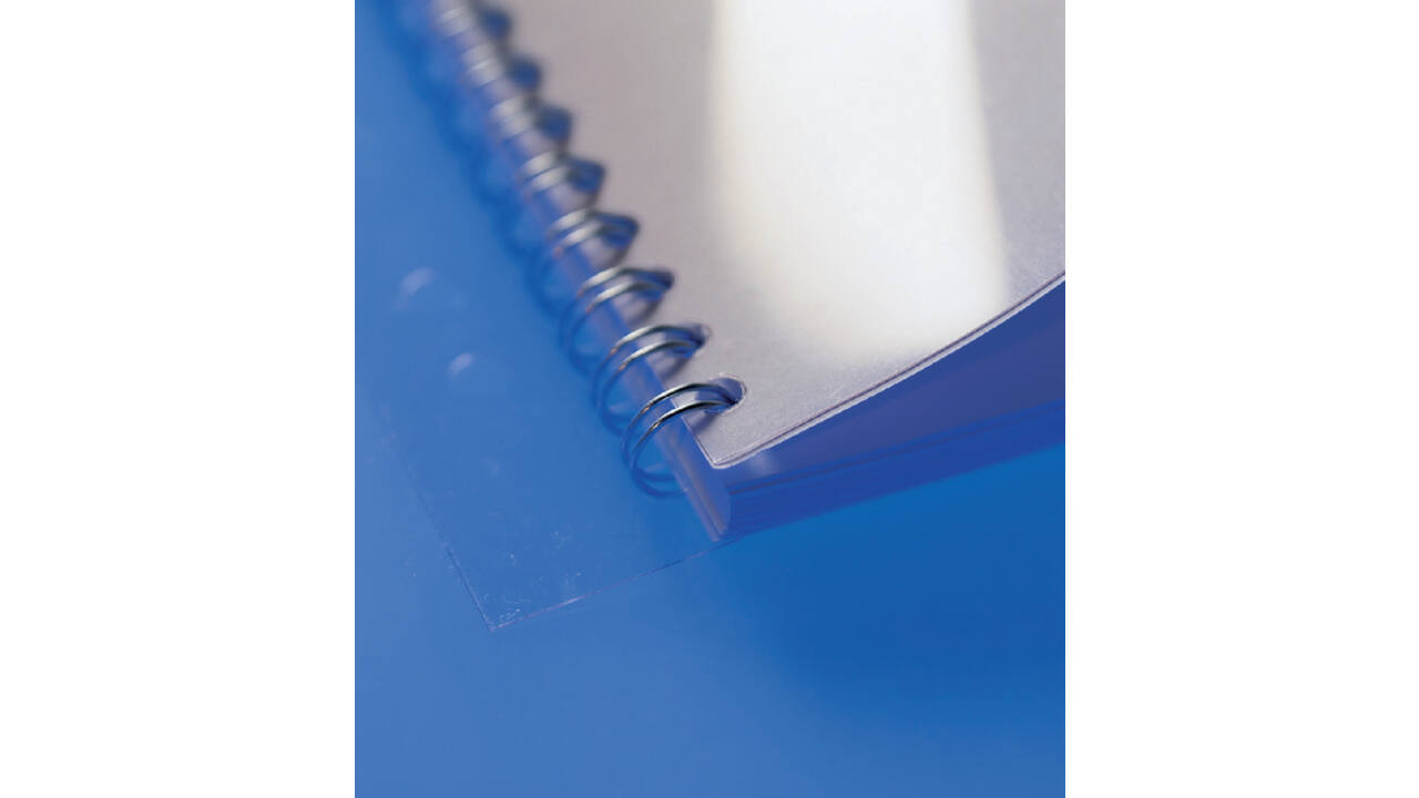 Filestrip GBC 34-gaats A4 transparant 100stuks