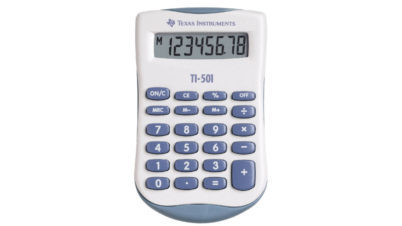 Rekenmachine TI-501