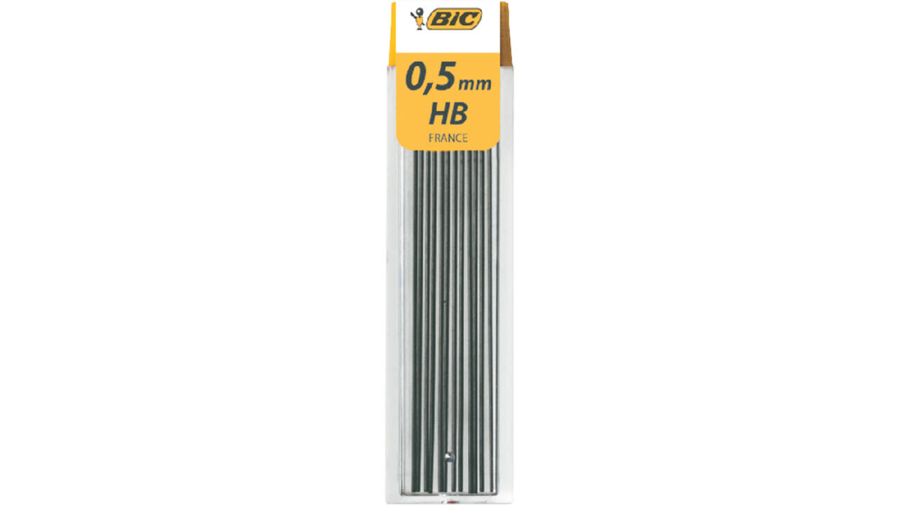 Potloodstift Bic HB 0.5mm koker à 12 stuks