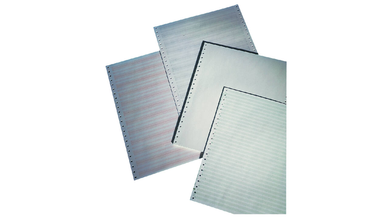 Computerpapier 240x12" blanco LP 2V 60/57gr 1000 vel
