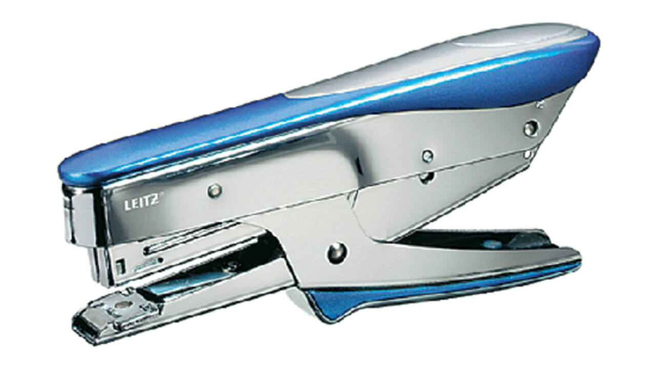 Niettang Leitz bovenlaadmodel P2 15 vel blauw