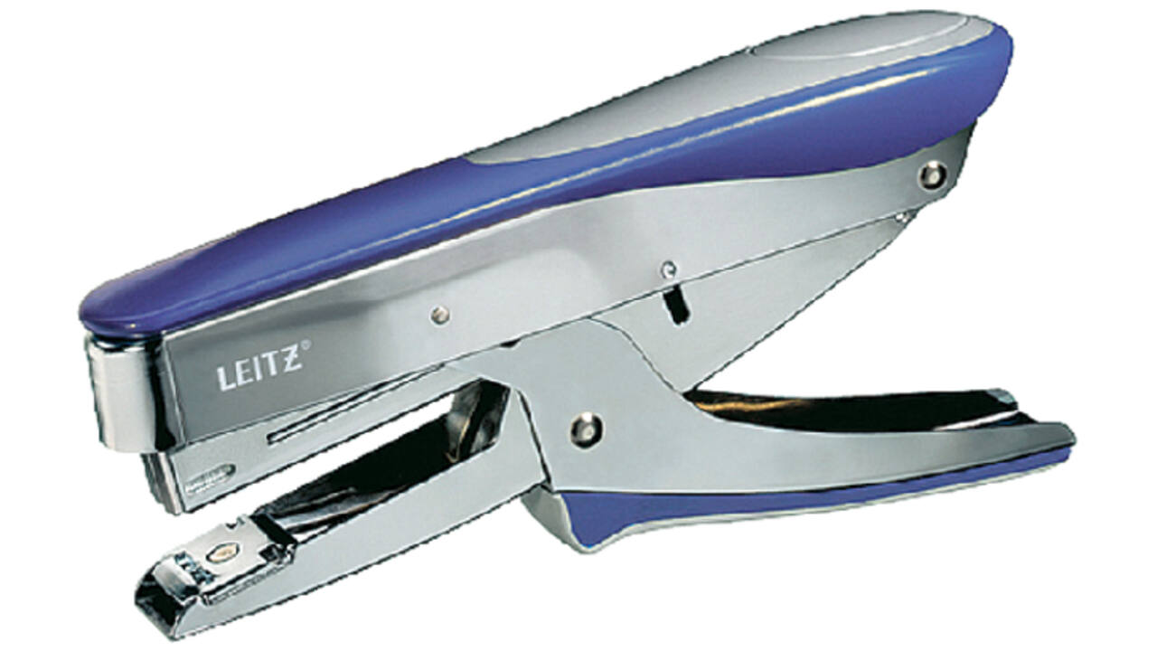 Niettang Leitz bovenlaadmodel P3 30 vel blauw