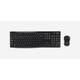 Toetsenbord- en muisset Logitech MK270 draadloos QWERTY zwart