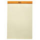 Schrijfblok Rhodia A4 lijn 80 vel 80gr geel