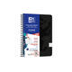 Spiraalblok Oxford Touch A5 ruit 5x5mm 140 pagina's 80gr zwart