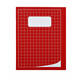 Schrift Qbasic 210x165mm ruit 10mm 80blz 70gr assorti