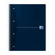 Collegeblok Oxford Office Essentials A4+ lijn 4-gaats 180 pagina's 80gr assorti