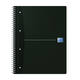 Collegeblok Oxford Office Essentials A4+ lijn 4-gaats 180 pagina's 80gr assorti