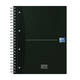 Collegeblok Oxford Office Essentials Europeanbook A4+ 4-gaats 120 pagina's assorti