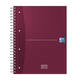 Collegeblok Oxford Office Essentials Europeanbook A4+ 4-gaats 120 pagina's assorti