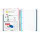 Collegeblok Oxford Office Essentials Europeanbook A4+ 4-gaats 120 pagina's assorti