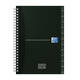 Adresboek Oxford Office Essentials A5 72vel dubbelspiraal assorti