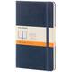 Notitieboek Moleskine large 130X210mm lijn hard cover sapphire blue
