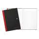 Notitieboek Oxford Black n' Red A4 96vel ruit 5mm
