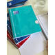 Collegeblok Oxford School A4 ruit 10x10mm 23-gaats 160 pagina's 80gr assorti