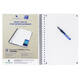 Collegeblok Oxford School A4 ruit 10x10mm 23-gaats 160 pagina's 80gr assorti