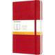 Notitieboek Moleskine large 130x210mm lijn hard cover  rood
