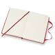 Notitieboek Moleskine pocket 90x140mm lijn hard cover rood