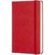 Notitieboek Moleskine pocket 90x140mm blanco hard cover rood
