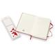 Notitieboek Moleskine pocket 90x140mm blanco hard cover rood
