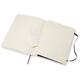 Notitieboek Moleskine XL 190x250mm blanco soft cover zwart