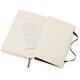 Notitieboek Moleskine large 130x210mm lijn soft cover zwart