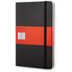 Adresboek Moleskine large 130x210mm hard cover lijn zwart