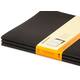 Schrift Moleskine 190x250mm lijn 240 pagina's 70gr zwart set à 3 stuks