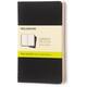 Schrift Moleskine 90x140mm blanco 240 pagina's 70gr zwart set à 3 stuks