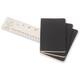 Schrift Moleskine 90x140mm blanco 240 pagina's 70gr zwart set à 3 stuks