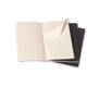 Schrift Moleskine 130x210mm lijn 160 pagina's 70gr zwart set à 3 stuks