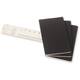 Schrift Moleskine 130x210mm blanco 160 pagina's 70gr zwart set à 3 stuks