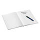 Notitieboek Leitz WOW A4 160blz 90gr lijn wit