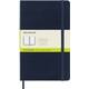 Notitieboek Moleskine large 130x210mm blanco hard cover sapphire blue